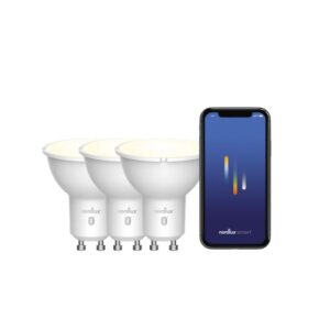 Nordlux Smart GU10 - 3-pack - PAR16 - 2200-6500 Kelvin - 10-420 Lumen - Pære - Hvid