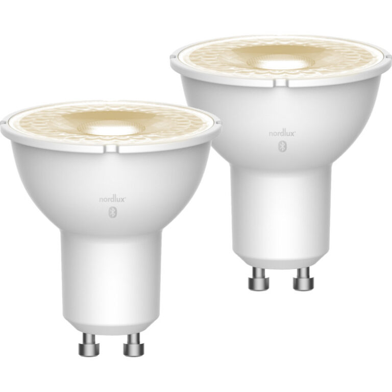 Nordlux Smart GU10 spotpære, 2200K-6500K, 4,5W, 2-pak