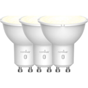 Nordlux Smart GU10 spotpære, 2200K-6500K, 4,8W, 3-pak