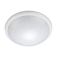 Nordtronic Adrina, udendrs loftlampe, LED plafond 30 cm, 16W, 3000K, hvid, rund, inkl. lyskilde