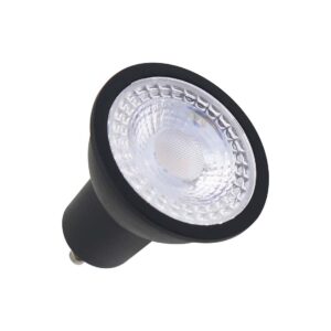 Nordtronic GU10 Pære - LED - 5W - 3000K - 360lm - Sort - Dæmpbar