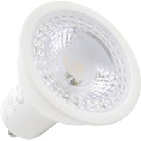 Nordtronic Long Life GU10 LED-pære, 5W, 4000K, 370lm, Ra/CRI>90, dæmpbar, flickerfree, hvid