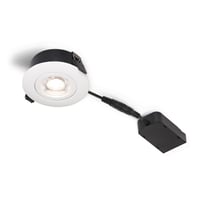 Nordtronic Low Profile Flexible G2 - uden driver - ?75 - 4000K - 520lm - Hvid (mat) / Inden- og udend?rs