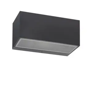 Norlys - Asker Big LED Udendørs Væglampe 13,7W Grafit