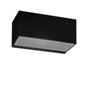 Norlys - Asker Big LED Udendørs Væglampe 8,4W Sort