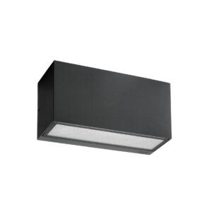 Norlys - Asker LED Up/Down Udendørs Væglampe 22,5 cm Sort