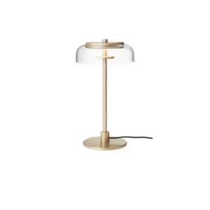 Nuura Aps - Blossi LED-bordlampe, højde 31 cm, guldfarvet/klar Nuura