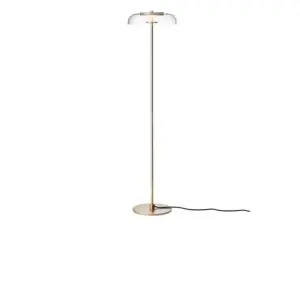 Nuura Aps - Blossi LED-gulvlampe, højde 120 cm, guldfarvet/klar Nuura