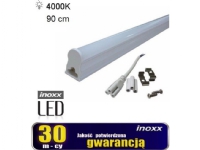 Nvox lineært led-lysstofrør t5 90cm 14w neutral 4000k overflademonteret lampe integreret i armaturet