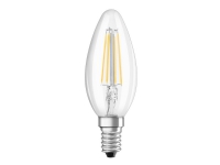 OSRAM PARATHOM Pro - LED-filament-lyspære - klar finish - E14 - 4 W (tilsvarende 40 W) - klasse E - varmt hvidt lys - 2700 K