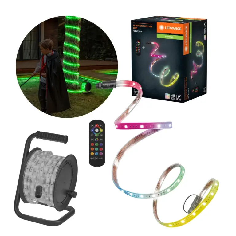 OSRAM Udendørs LED Strip - 15m - RGB - 7W/m - IP65 - FLEX