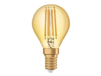 OSRAM Vintage 1906 - LED-filament-lyspære - klar finish - E14 - 4 W (tilsvarende 35 W) - klasse F - varm komfort-lys - 2400 K - guld