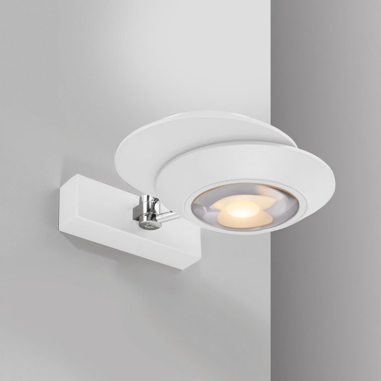 Oculis LED-væglampe, hvid, 30 cm, jern/glas, 2 lyskilder – PURE - Soveværelse - Moderne - Metal - Med flere lyskilder