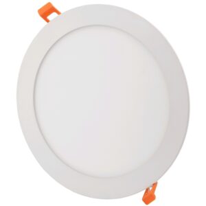 Ø22 cm LED indbygningspanel, 18W - Hul: Ø20,2 cm