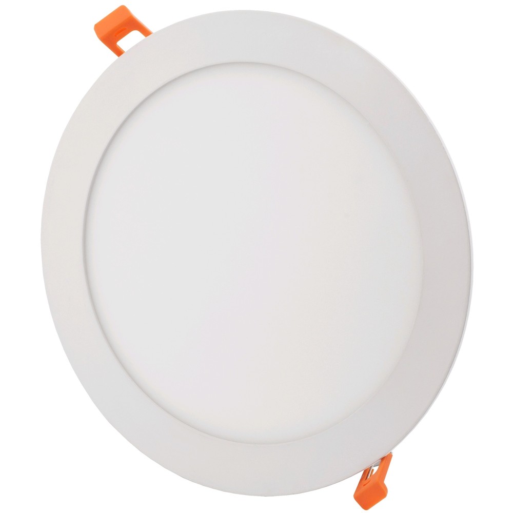 Ø22 cm LED indbygningspanel, 18W - Hul: Ø20,2 cm