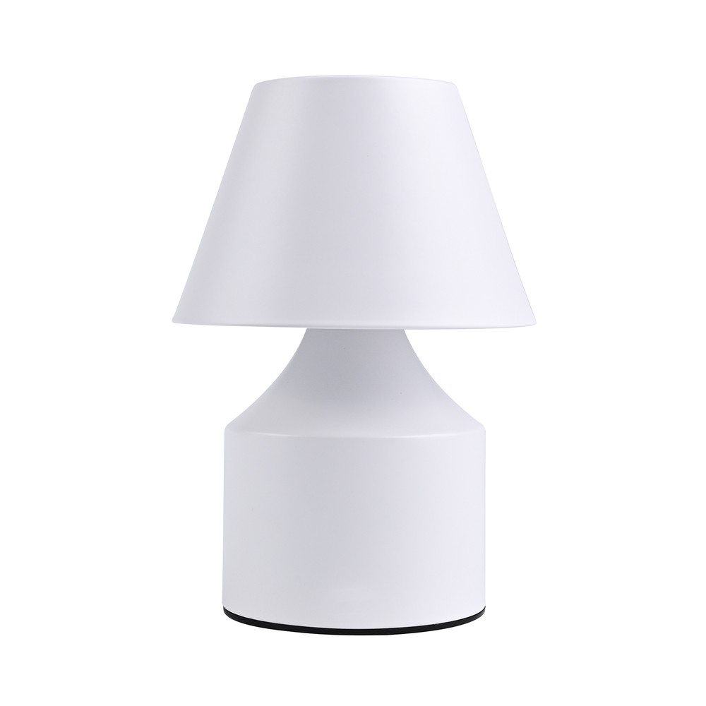 Opladelig LED bordlampe - Hvid, touch dæmpbar, 3i1, IP20 indendørs