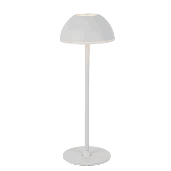 Opladelig LED bordlampe Inde/ude - Grå, touch dæmpbar, 3i1, IP54 udendørs