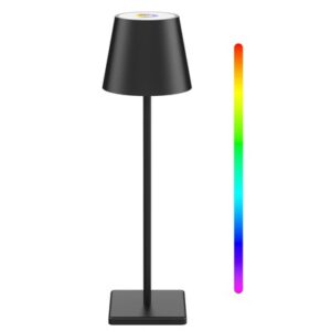 Opladelig LED bordlampe Inde/ude - RGB, touch dæmpbar, IP54 udendørs