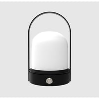 Opladelig LED bordlampe til indendrs og udendrs brug, sort, dmpbar, IP54, 5W, 500lm, RA80