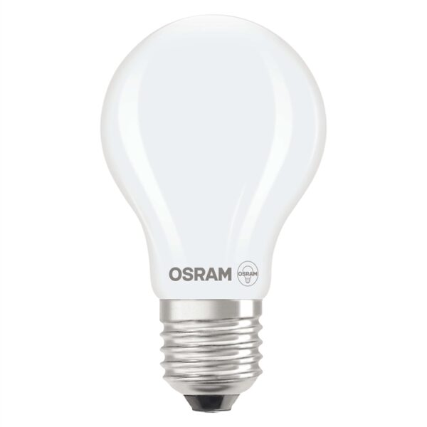 Osram LED-pære 3,4W E27 827, mat