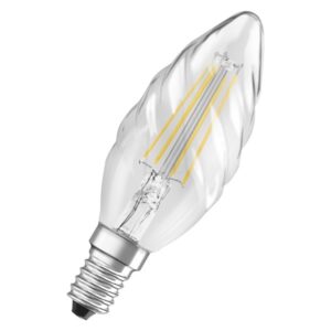 Osram LED pære Comfort kerte snoet filament 470lm 3,4W/940 (40W) E14 dæmpbar E14