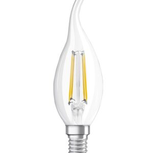 Osram LED pære Comfort kerte vindstød filament 470lm 3,4W/927 (40W) E14 dæmpbar E14