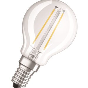 Osram LED pære Krone 1,5W/827 (15W) filament klar E14