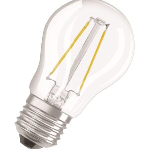 Osram LED pære Krone 1,5W/827 (15W) filament klar E27