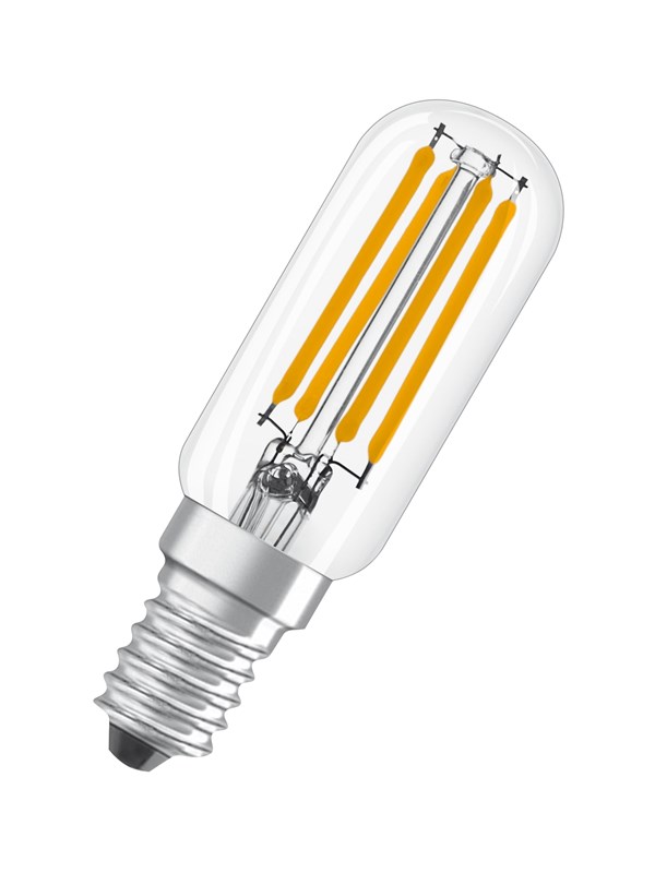 Osram LED pære T26 6,5W/827 (55W) filament klar E14
