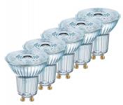 Osram Parathom LED PAR16 4,5W/927 GU10 (350 lumen) 36Â° dæmpbar (=50w) - 5 PAK