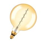 Osram vintage 1906 led globe200 guld spiral filament ultra tynd 400lm 4,8w/822 (33w) e27 dæmpbar