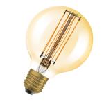 Osram vintage 1906 led globe80 guld straight filament ultra tynd 470lm 5,8w/822 (40w) e27 dæmpbar