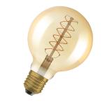 Osram vintage 1906 led globe95 guld spiral filament ultra tynd 420lm 4,8w/822 (37w) e27 dæmpbar