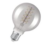 Osram vintage 1906 led krone guld spiral filament ultra tynd 250lm 3,4w/822 (25w) e14 dæmpbar