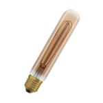 Osram vintage 1906 led tubular guld straight filament ultra tynd 470lm 4,8w/822 (40w) e27 dæmpbar