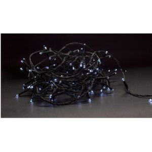 Outlet: 9 m. Smart Home kold hvid LED julelyskæde - Tuya/Smart Life, 120 LED, Memory funktion, IP44 udendørs