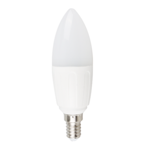 Outlet: Aigostar LED-lampe, A5 C37 - 9W, E14 fatning, 3000K, Varmt Hvidt Lys, Sæt med 5 stykker