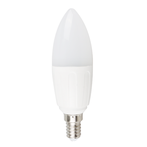 Outlet: Aigostar LED-lampe, A5 C37 - 9W, E14 fatning, 3000K, Varmt Hvidt Lys, Sæt med 5 stykker