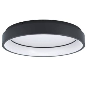 Outlet: EGLO MARGHERA Zigbee LED Loftlampe 26W, Ø600 i RGB+CCT - Sort/Hvid