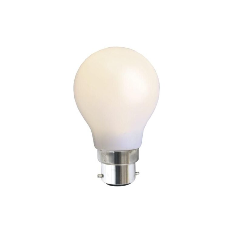 Outlet: Hvid/Opal B22 LED Pære På 1W, Ø55, 230V - 360Â°