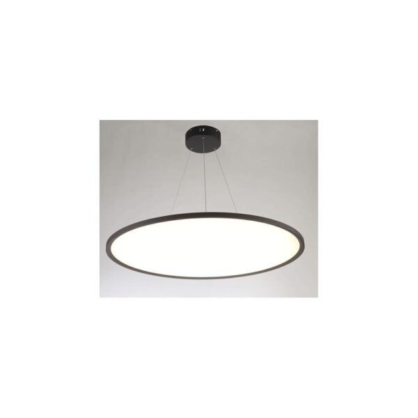 Outlet: LEDlife 40W LED rundt panel - 100 lm/W, Ø60, sort, inkl. wireophæng
