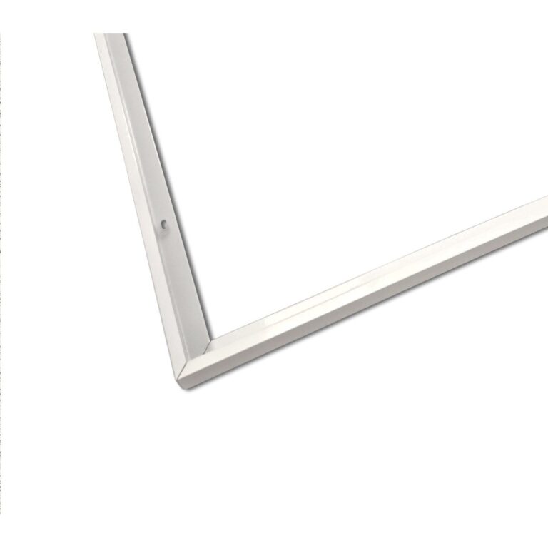 Outlet: Planmonteret Troldtektramme 120x60 - Til LED panel, passer til Troldtekt uden tilpasning, hvid kant