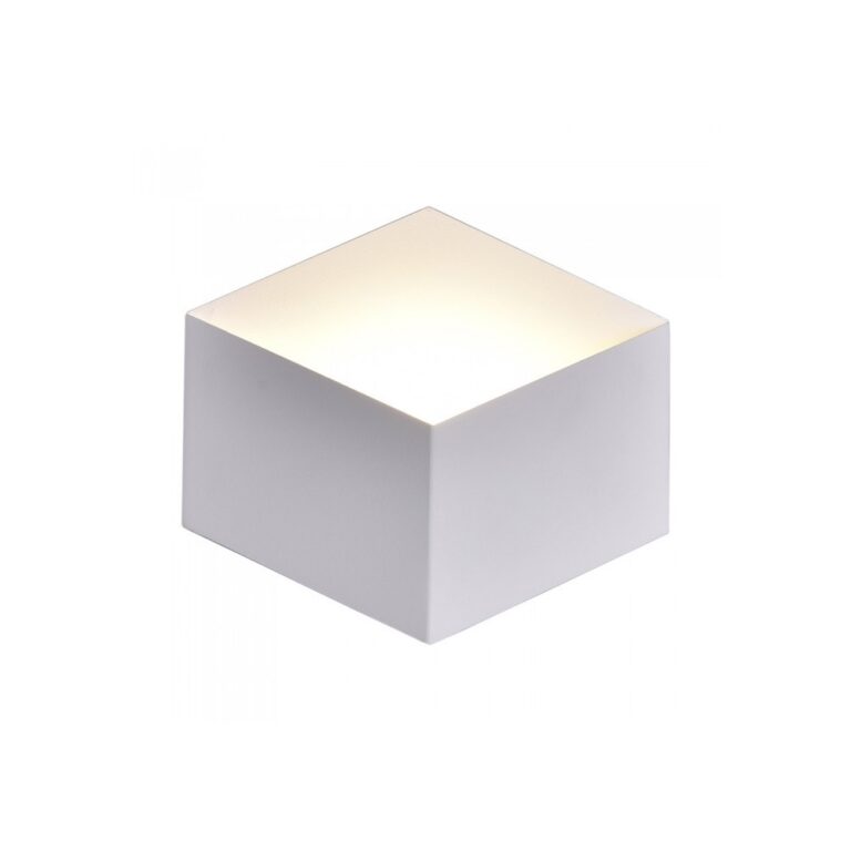 Outlet: V-Tac 3W LED væglampe - Hvid, IP20 indendørs, 230V, inkl. lyskilde