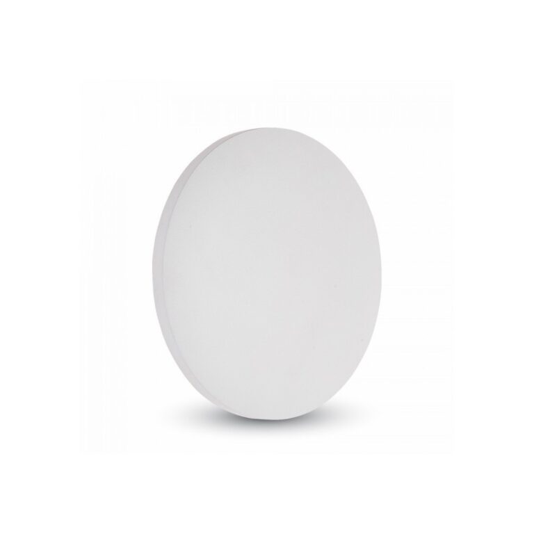 Outlet: V-Tac 6W LED hvid væglampe - Rund, indirekte, IP65 udendørs, 230V, inkl. lyskilde