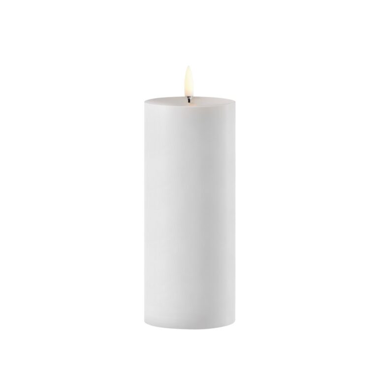 PILLAR Maxi udendørs LED-stearinlys, H 30 cm, IPX5 – Uyuni Lighting - Stue - Design - Plastik - Med én lyskilde