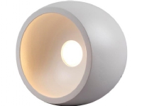 Påbygget downlight Globe G2 PÅBYG Hvid 3000K, 680lm, Ra>90, 36° spredning, 8W, IP20. Indbygget fasedæmpbar driver PROFESSIONEL