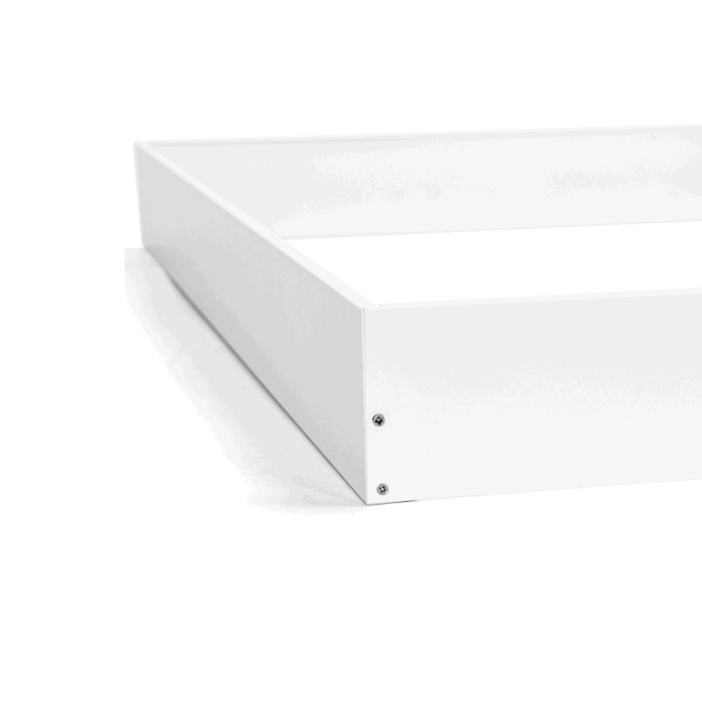 Påbygningsramme til LED Panel 30x120 - 68mm - Hvid