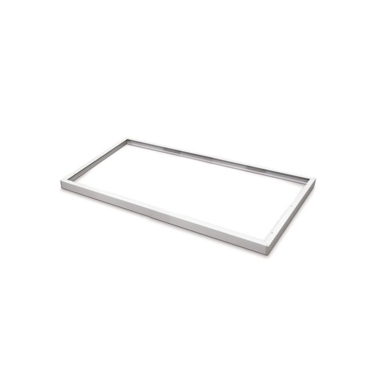 Påbygningsramme til LED Panel 30x60 - 45mm - Skrueløs - Hvid