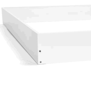 Påbygningsramme til LED Panel 60x60 - 68mm - Til Back-Lit - Hvid