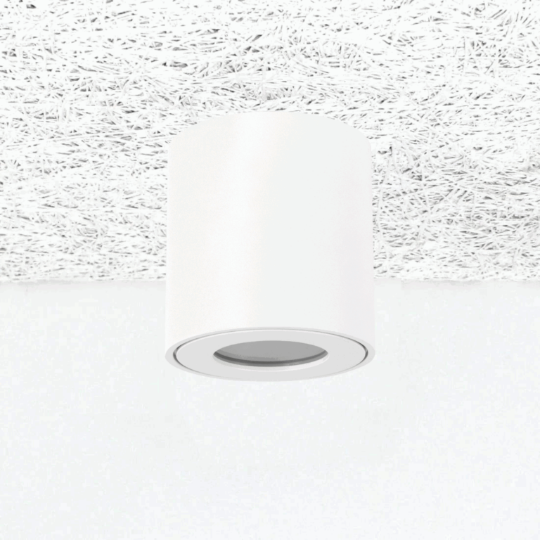 Påbygningsspot - Gu10 - IP54 - Hvid - Zorba